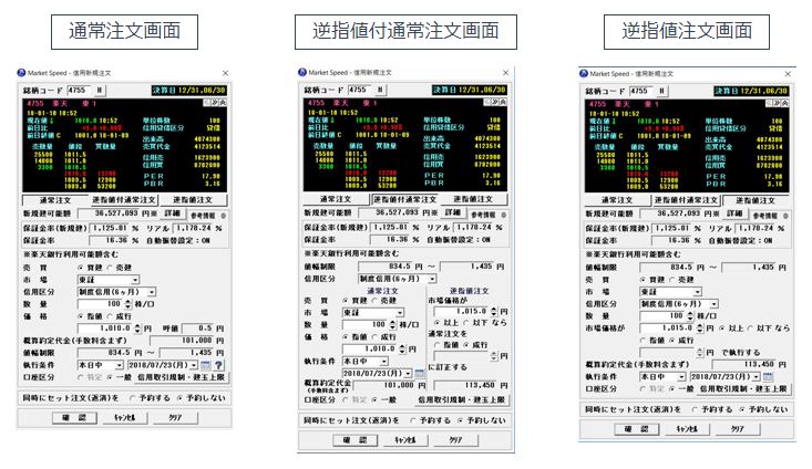 楽天証券マーケットスピードの使い方は 無料で使える機能 取引の流れを解説 ナビナビ証券